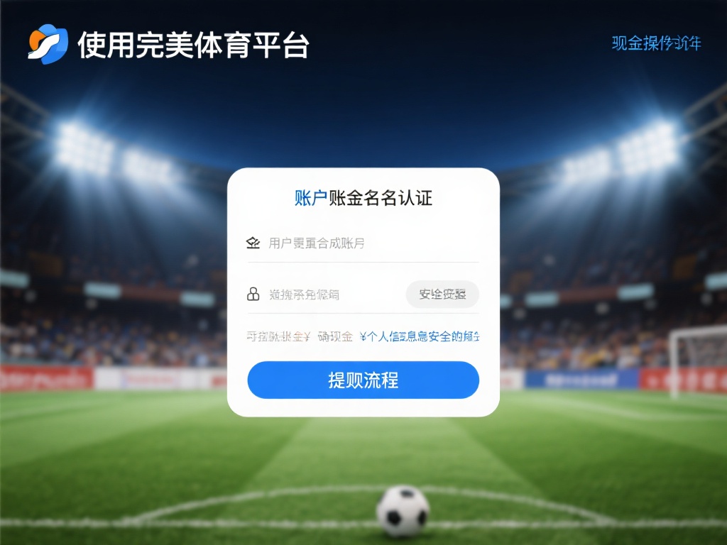 在使用完美体育平台进行资金操作前，用户需先完成账户