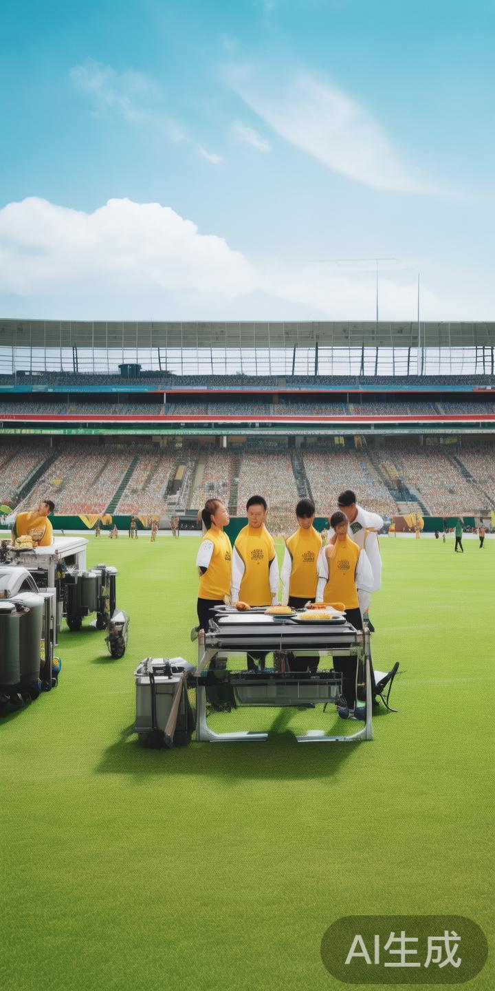 后勤团队扮演着“后盾”角色，负责装备准备、场地维护
